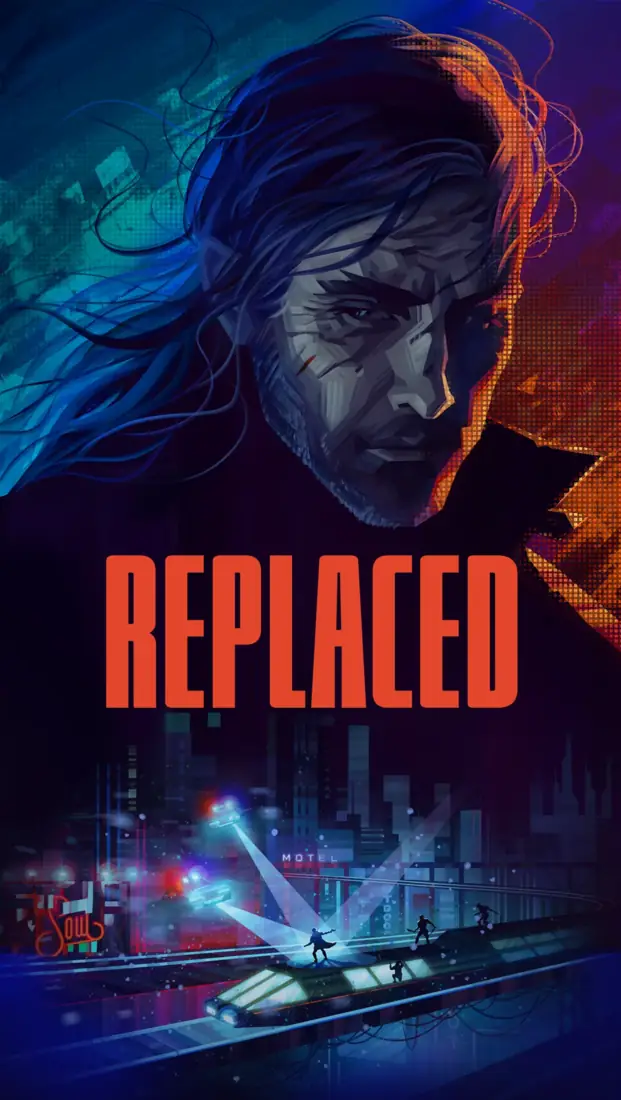 REPLACED key art